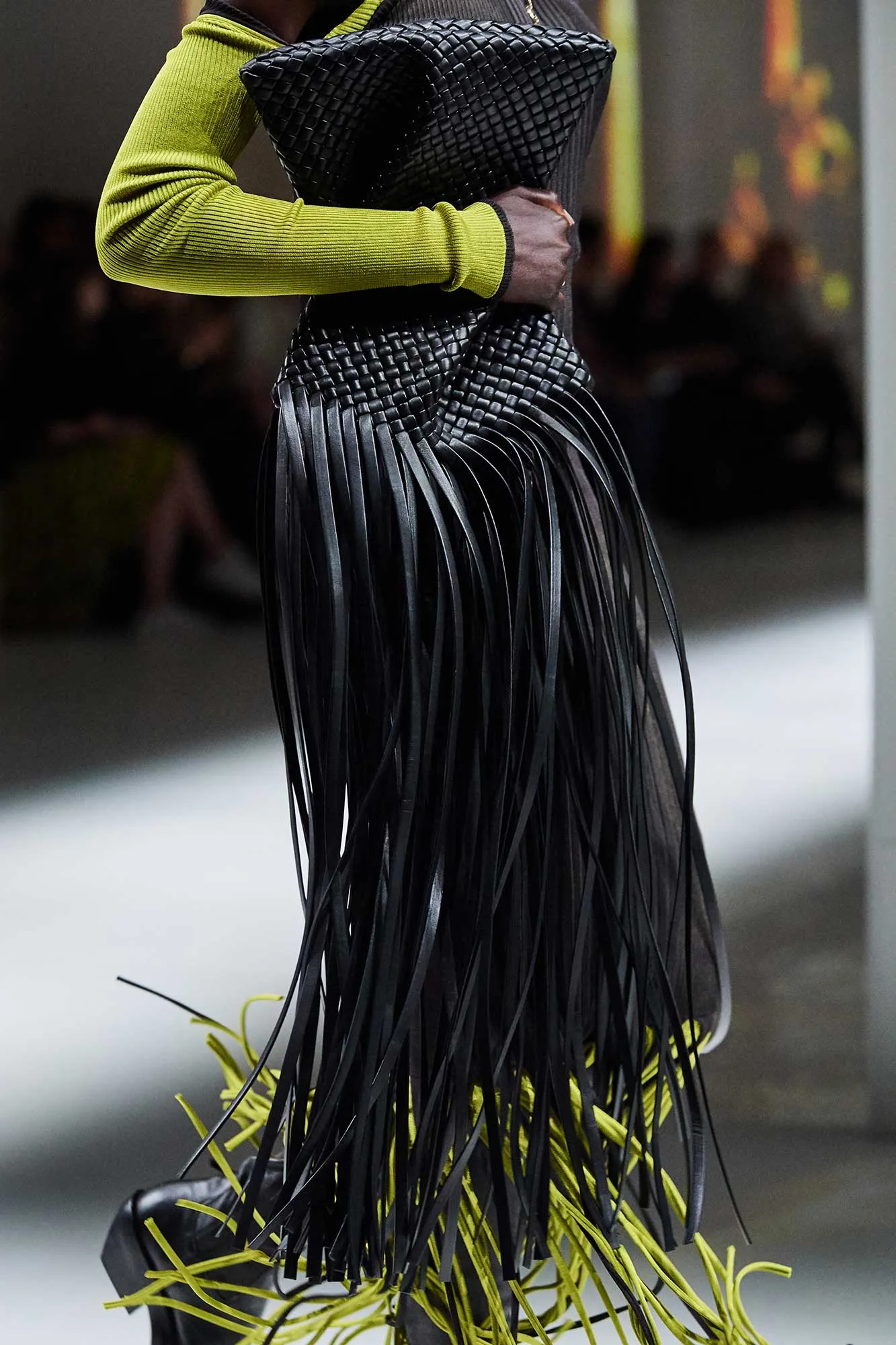 Bottega Veneta Fringe Clutch