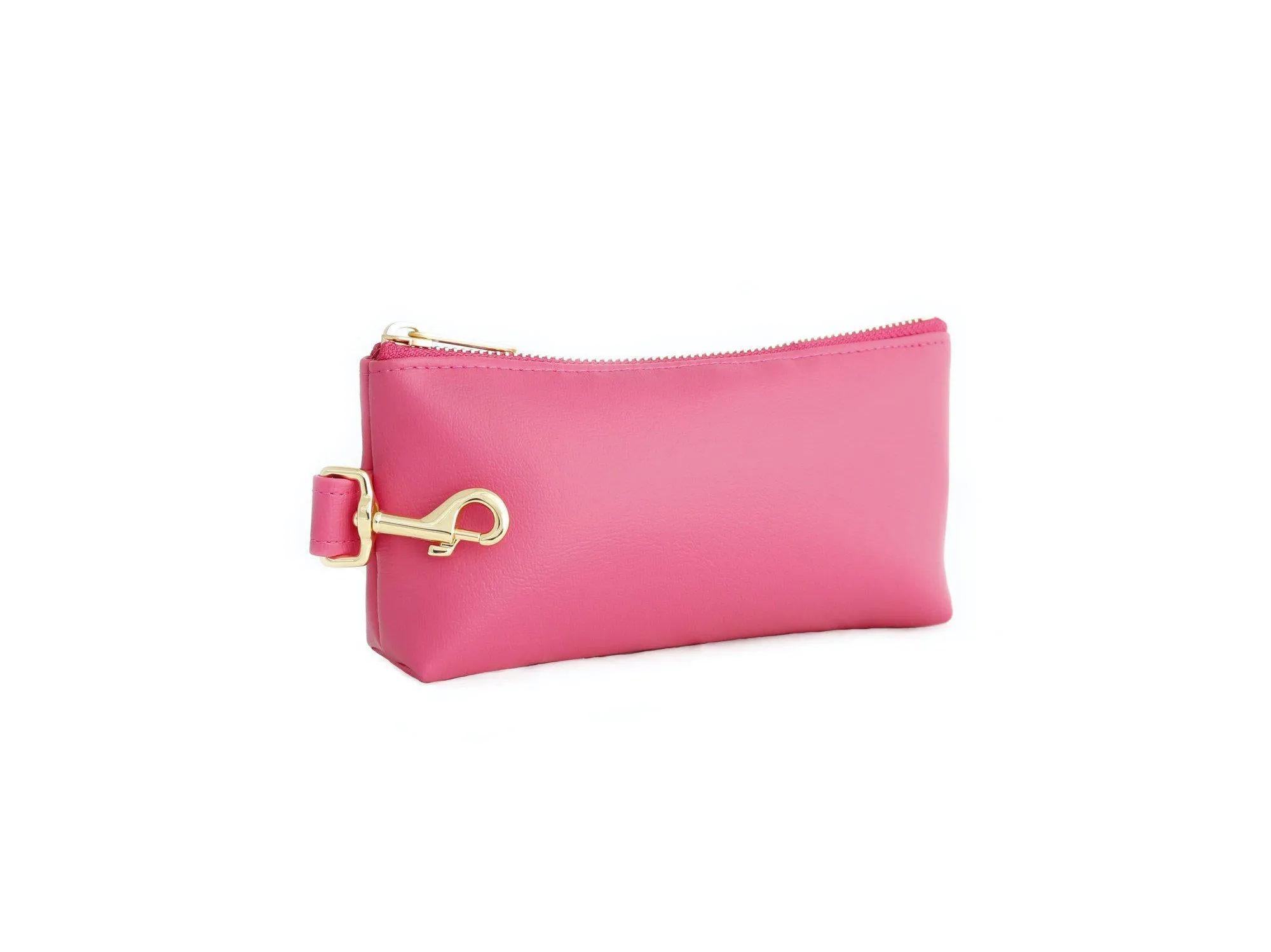 Bright Pink Vegan Leather Bag
