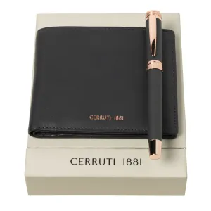 CERRUTI 1881 NPPW914N-Set Zoom (fountain pen & wallet)