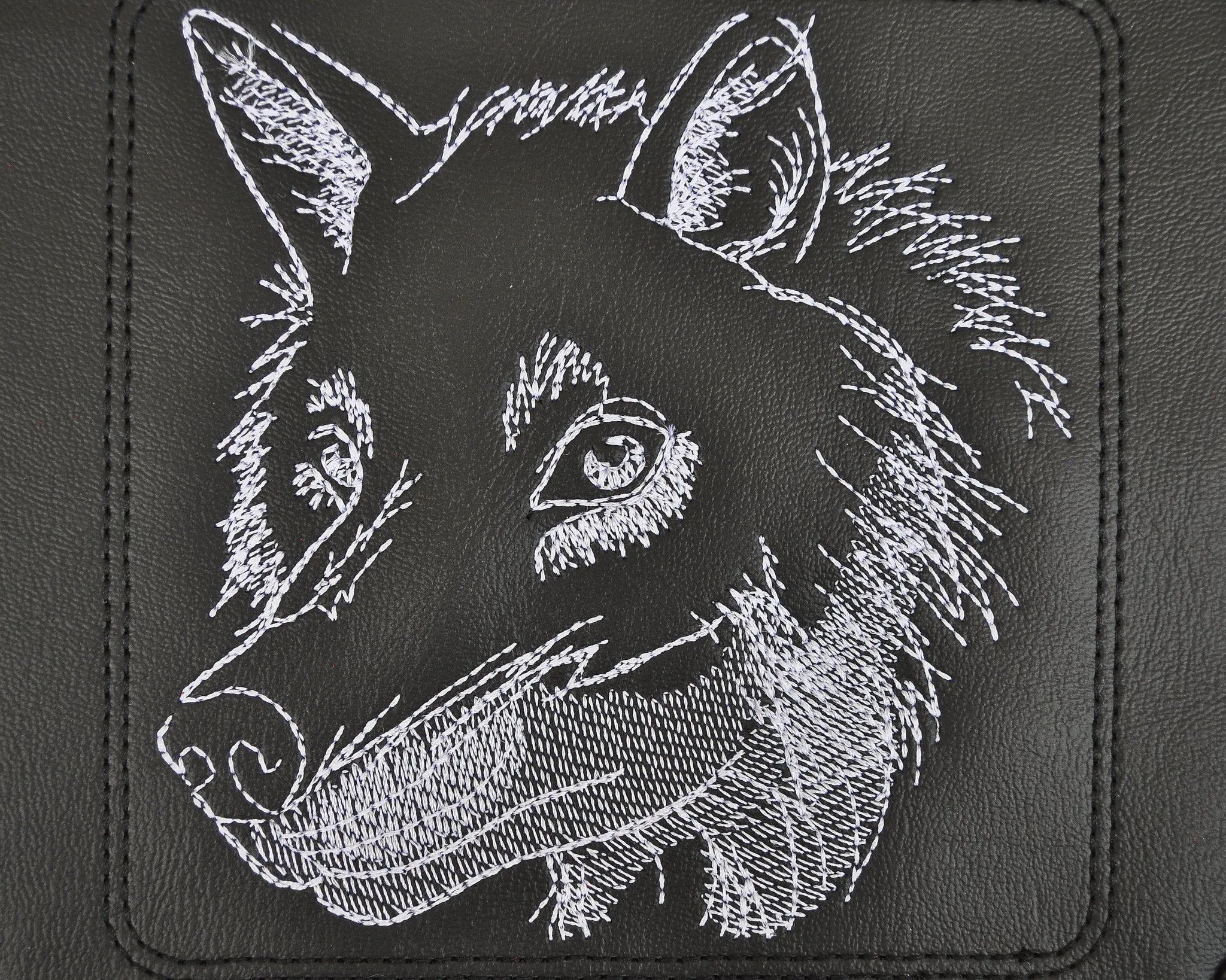 collapsible dice rolling tray wolf design