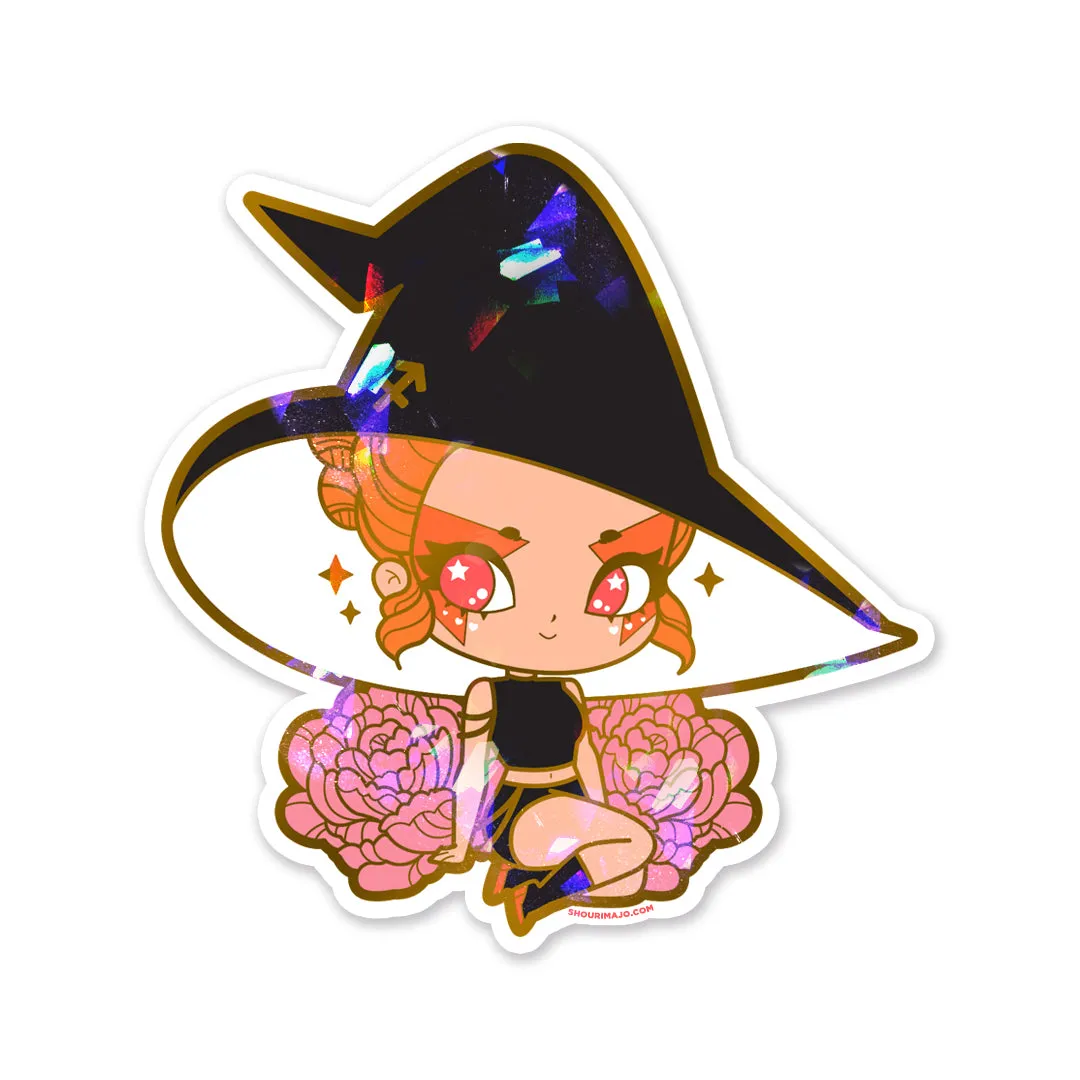 Cosmeek Zodiac Witches Sparkly Stickers