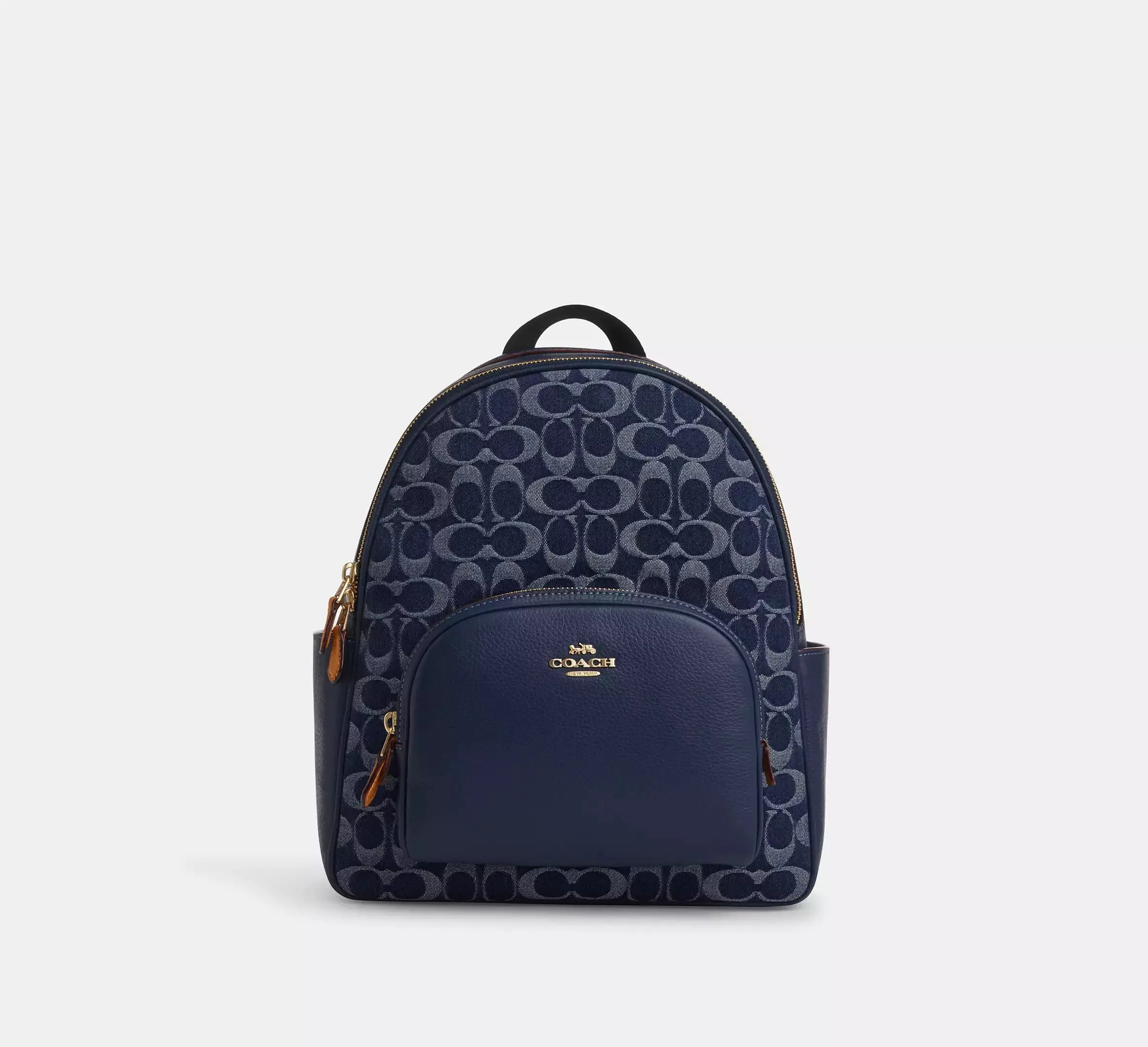 Court Backpack In Signature Denim
