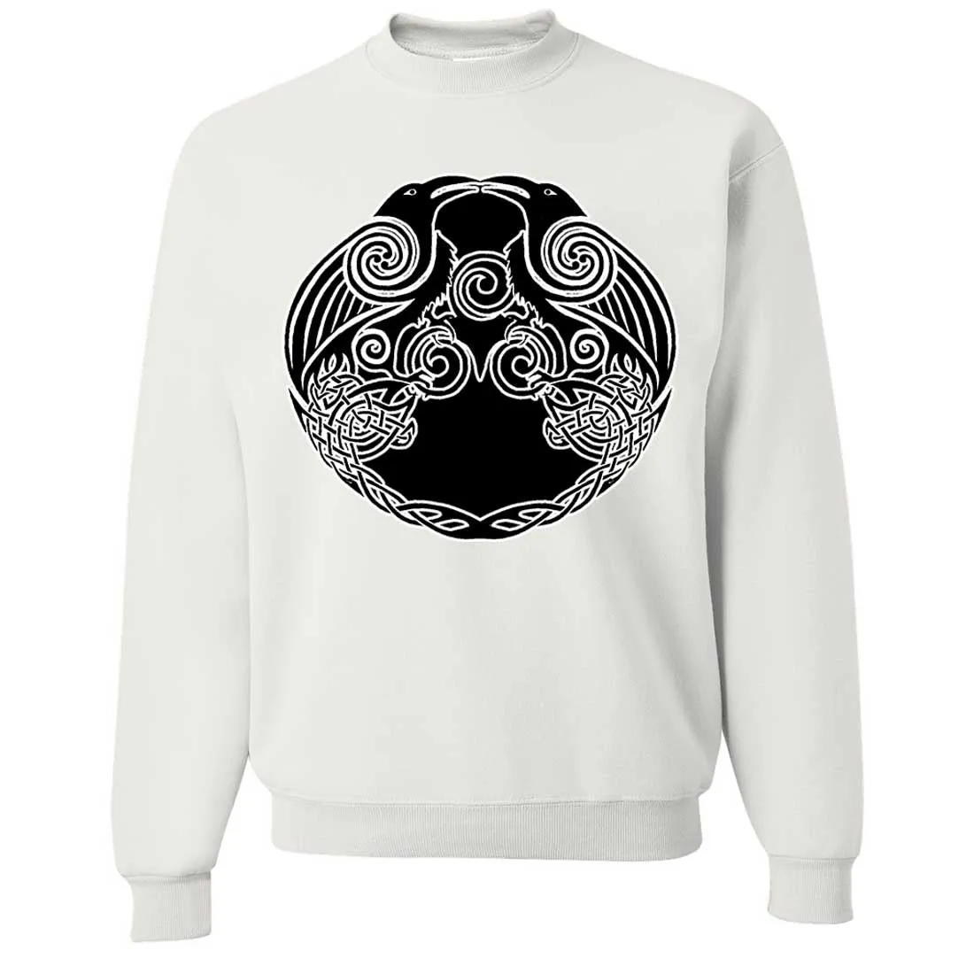 Dual Raven Two Tone Crewneck Sweatshirt