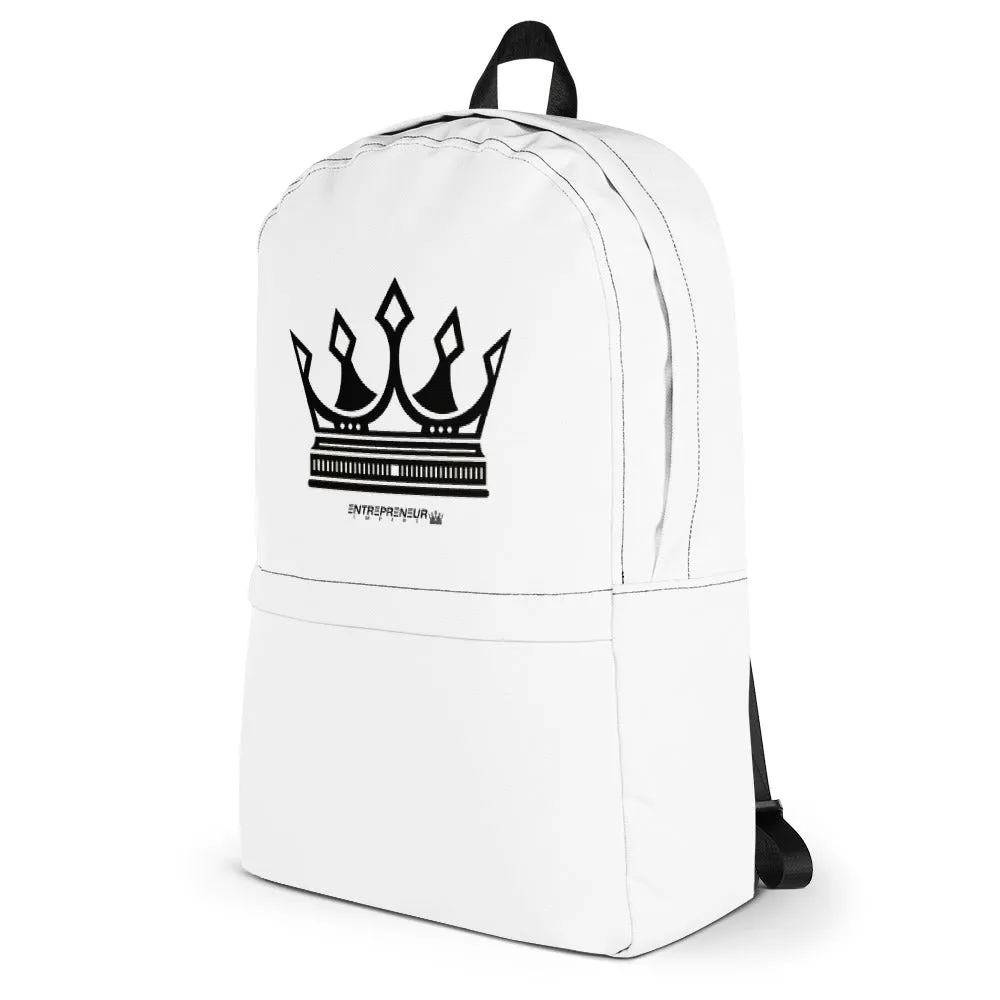 Entrepreneur Empire Backpack - White - Large Logo