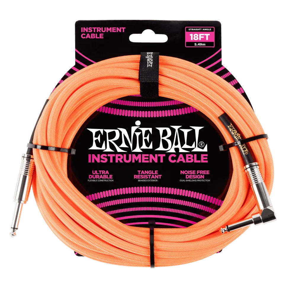 Ernie Ball Braided Straight/Angle Instrument Cable