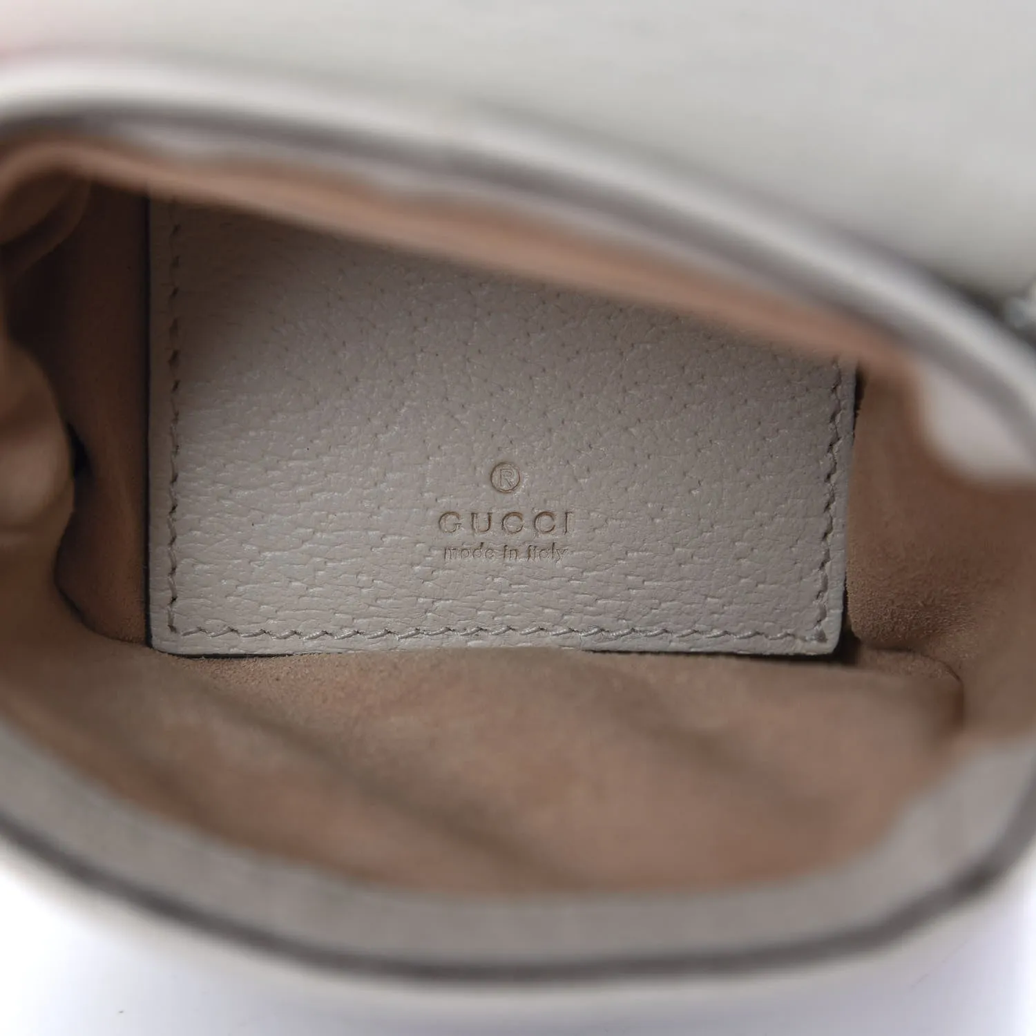 Gucci Ophidia Flora GG Crossbody Shoulder Bag in White