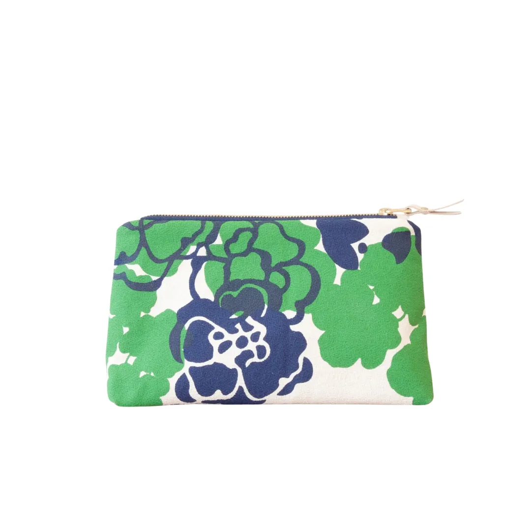 Hazel Laura Bag in Kelly Green   Navy