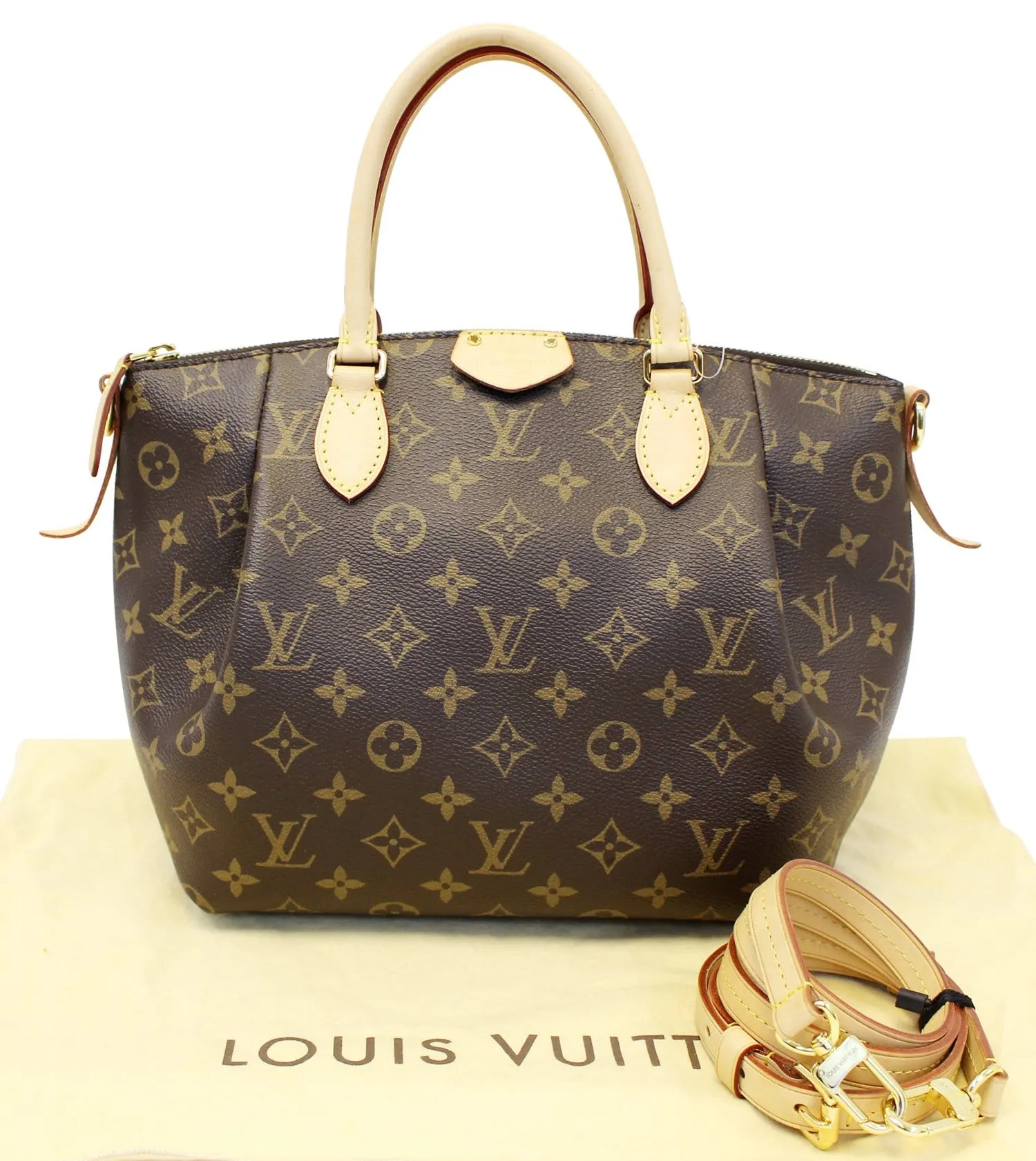LOUIS VUITTON Monogram Canvas Brown Turenne PM Shoulder Bag