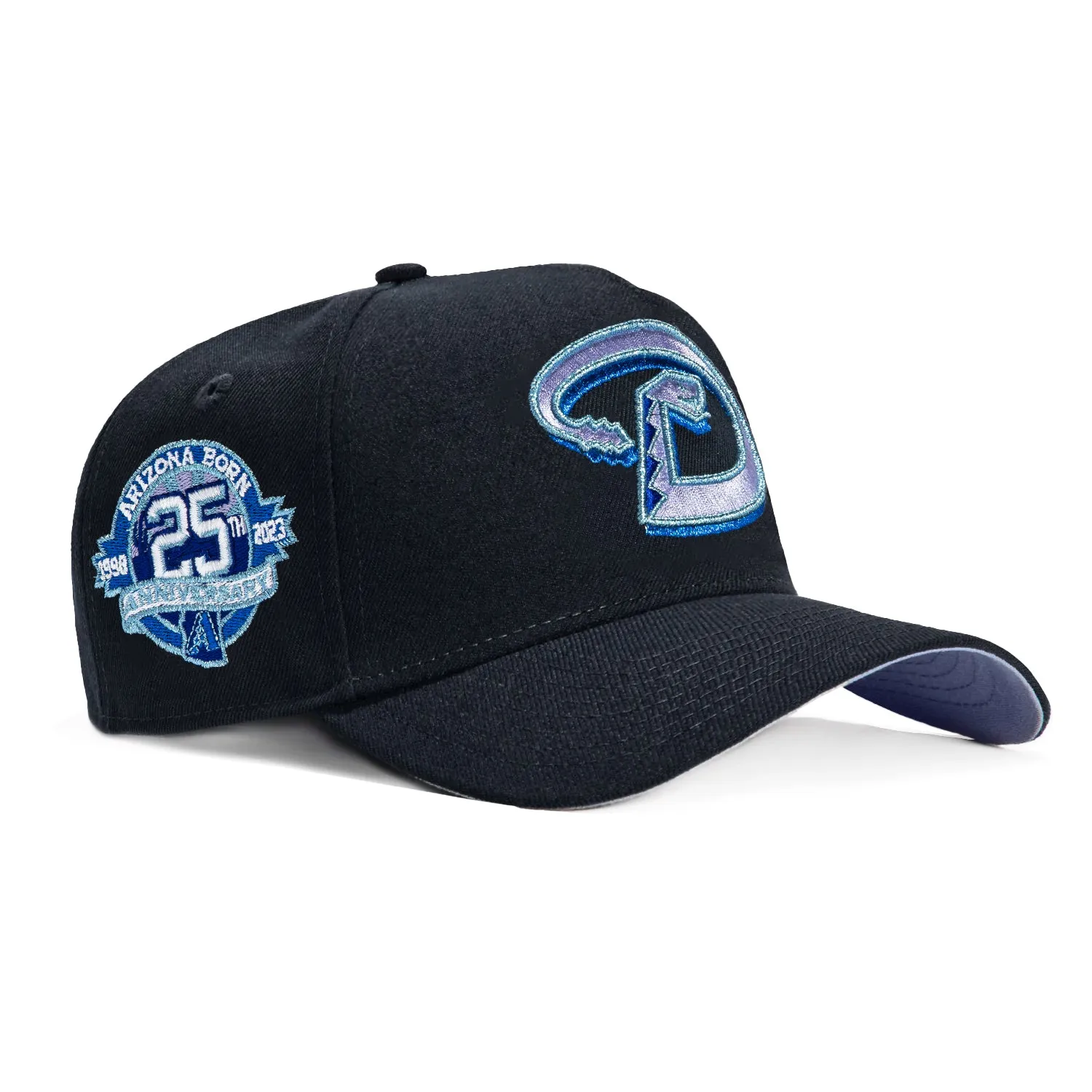New Era 9Forty A-Frame Arizona Diamondbacks 25th Anniversary Patch Snapback D Hat - Navy