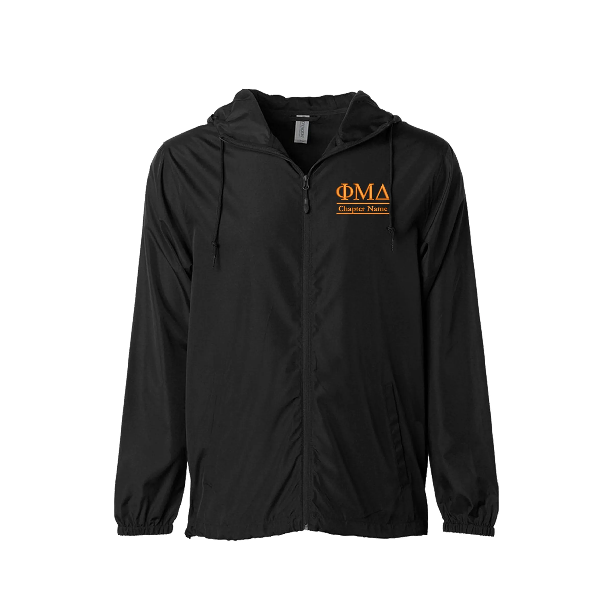 Phi Mu Delta Windbreaker Jacket - Chapter Name