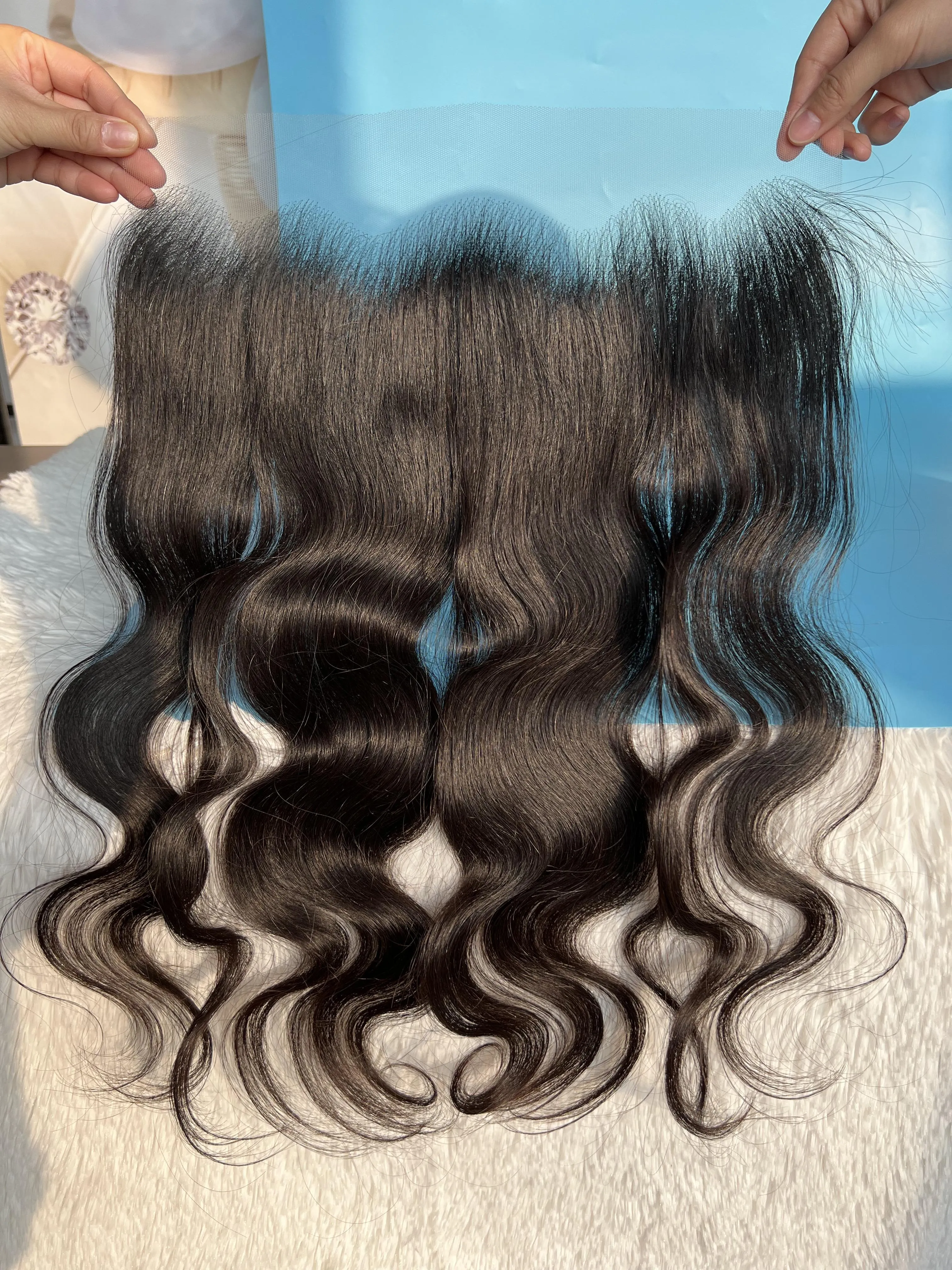 Raw hair 13x4 HD lace frontal