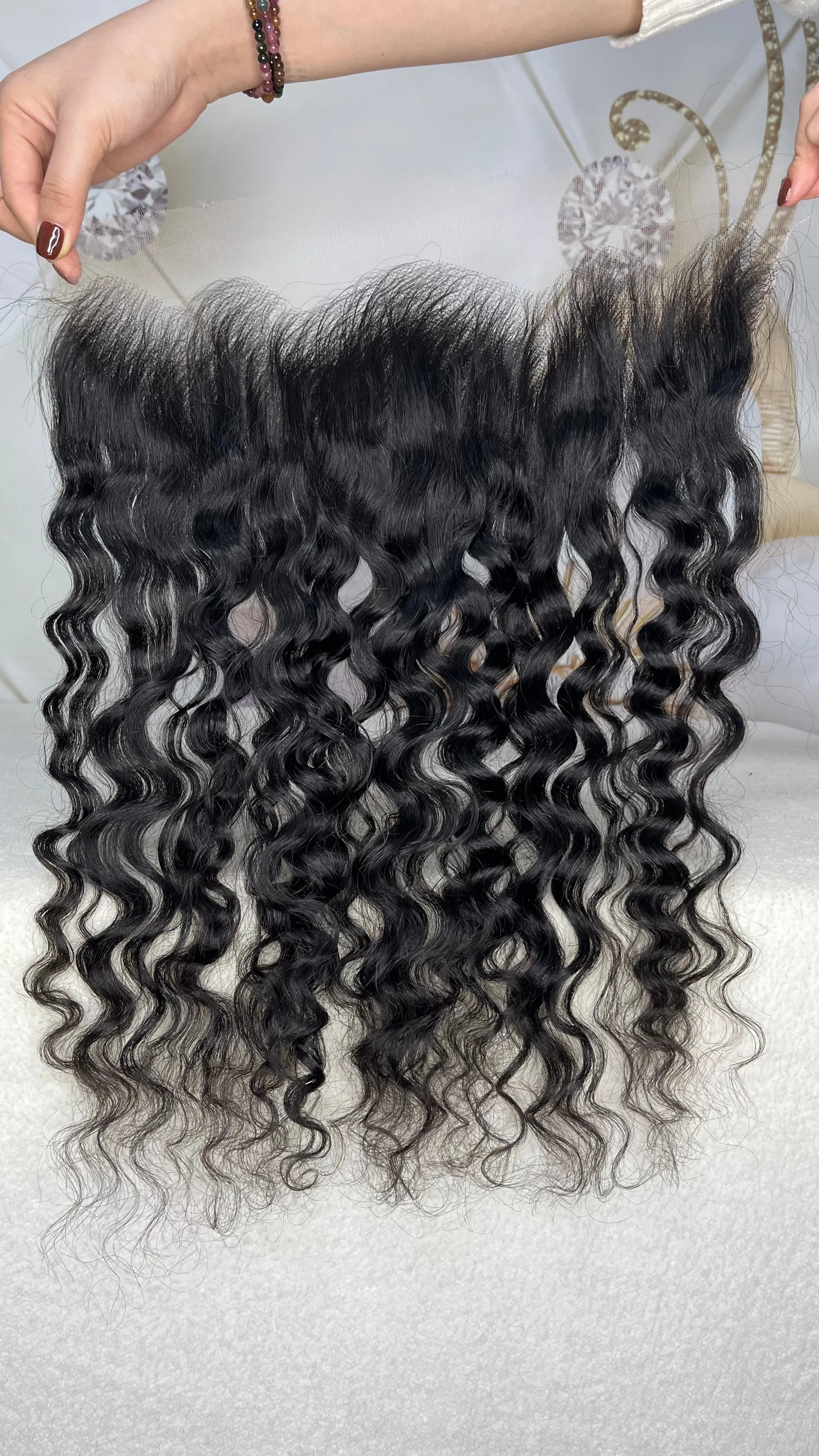 Raw hair 13x4 HD lace frontal