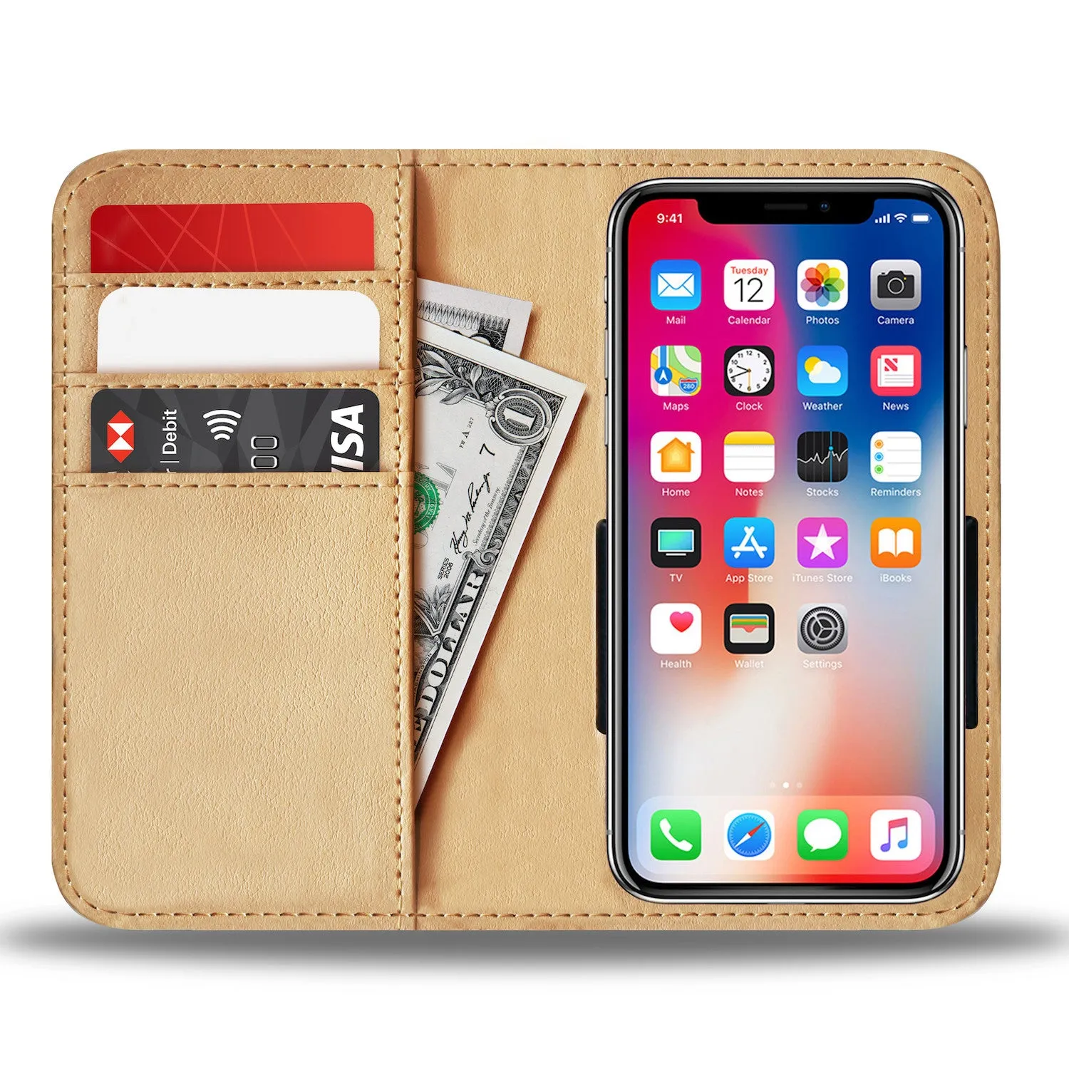 Siamese Cat Phone Case Wallet