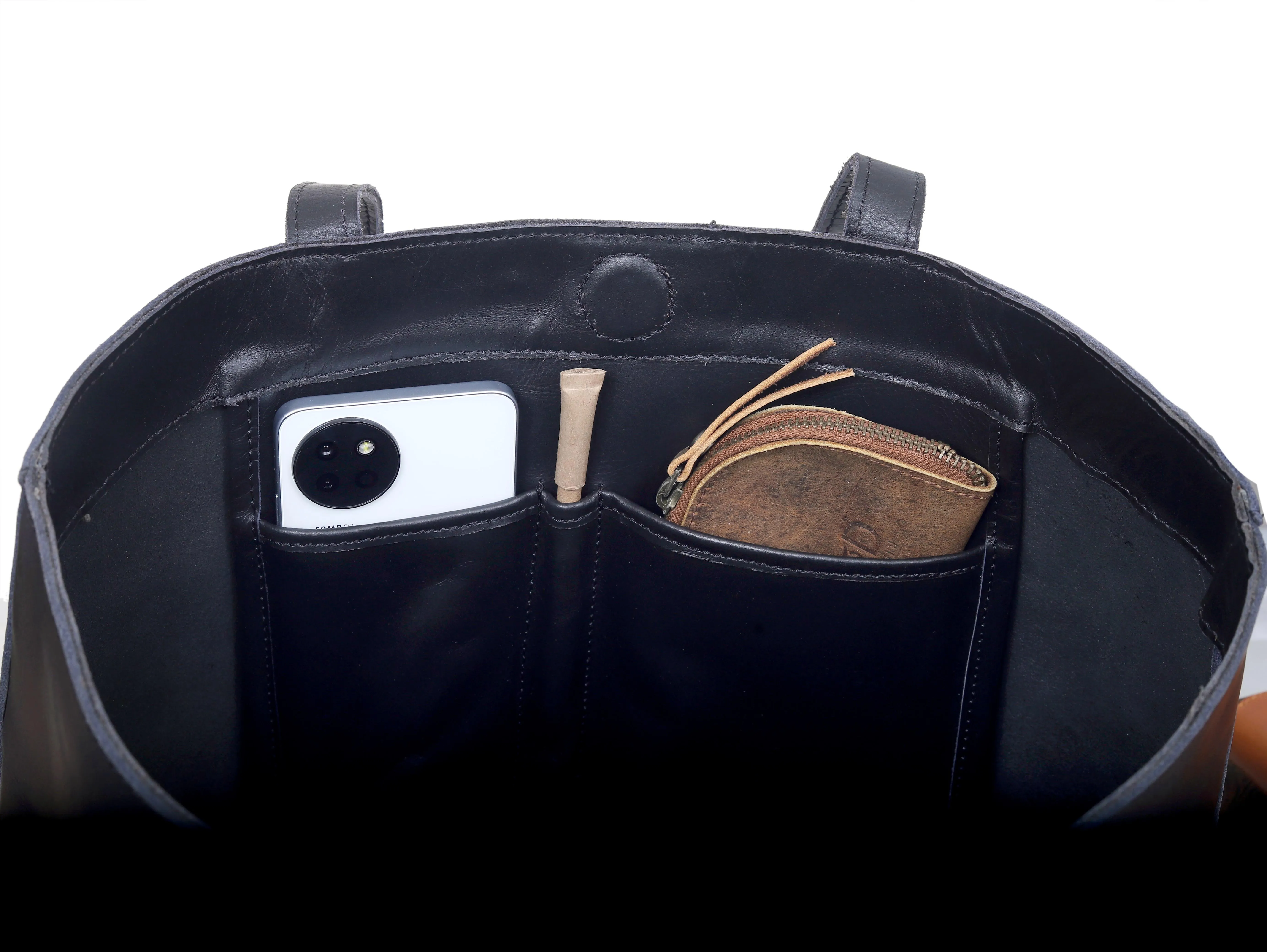 Skylar Buffalo Leather Tote Bag