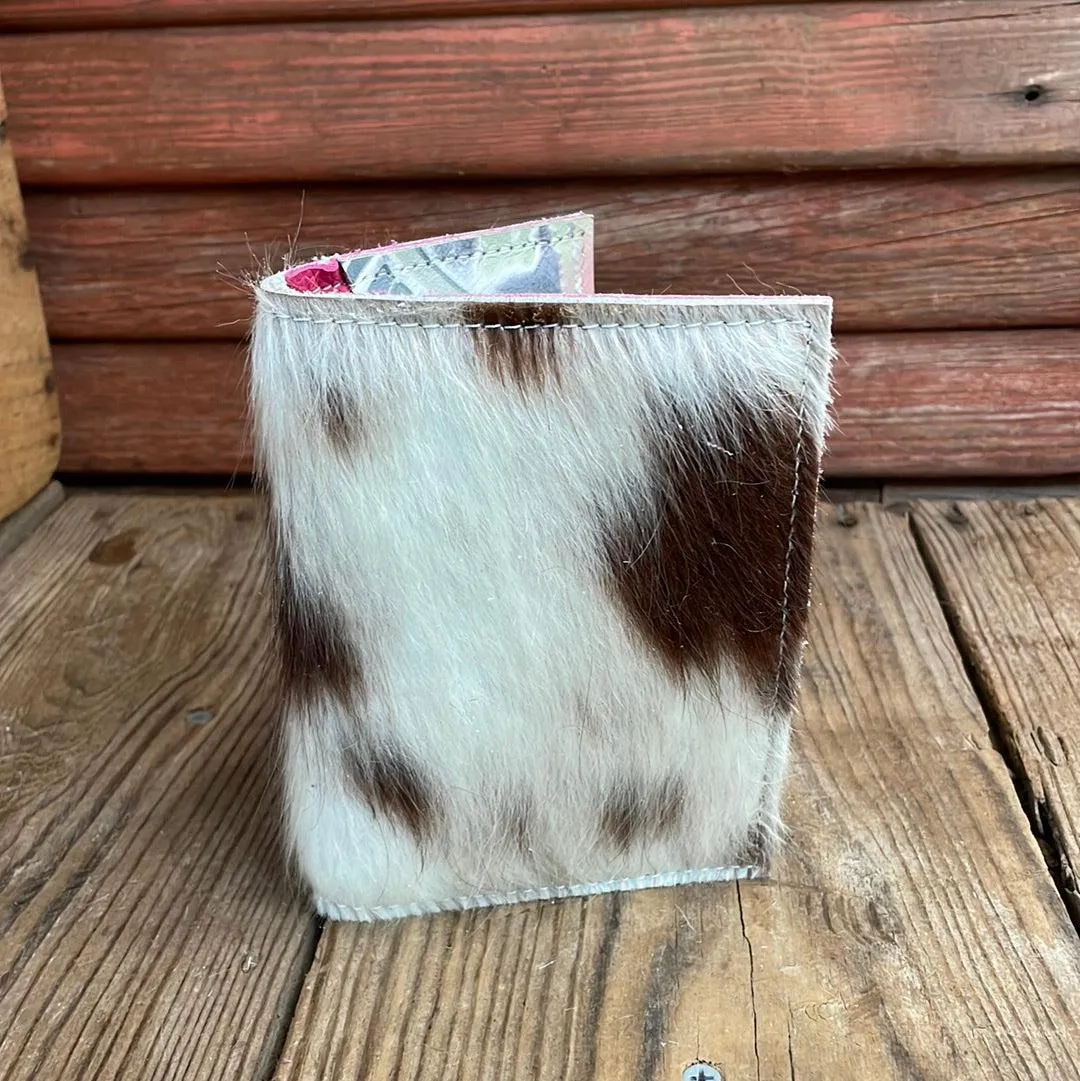 Waylon Wallet - Tricolor w/ Watermelon Wine