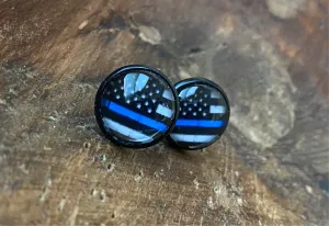 We Back the Blue Lightweight Studs