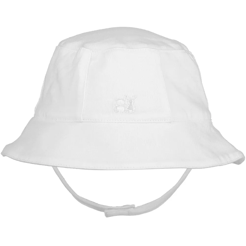 White Fishermans Baby Sun Hat